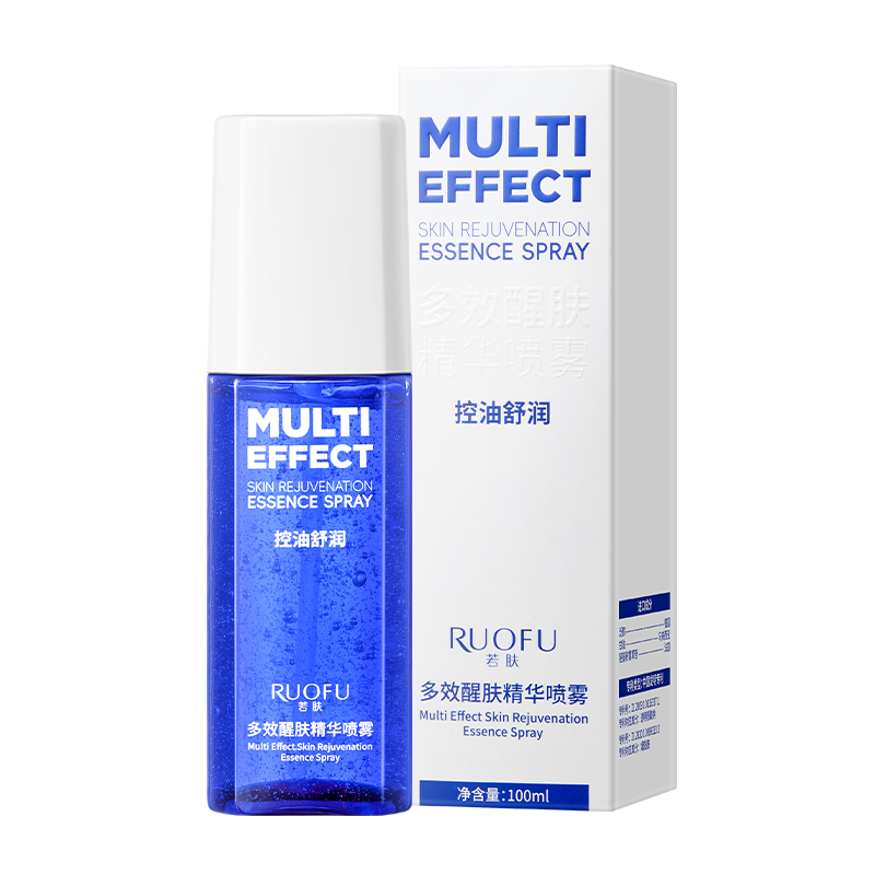 SY10804 RUOFU若肤多效醒肤精华喷雾100ml（蓝白款）