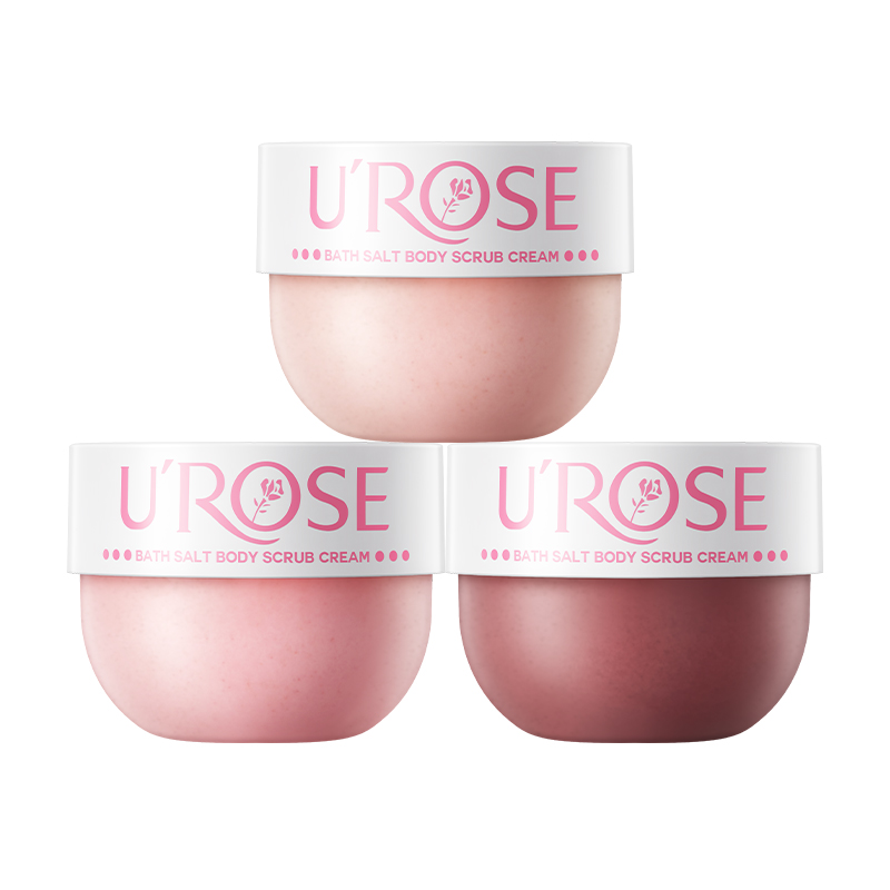 SY1WM0070 UROSE 沐浴盐身体磨砂膏300g（树莓覆盘子）（事一外贸款）